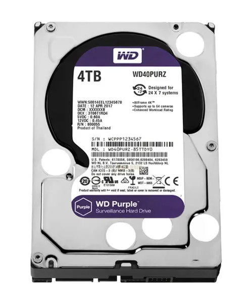 Жесткий диск HDD 4Tb Western Digital Purple - 738